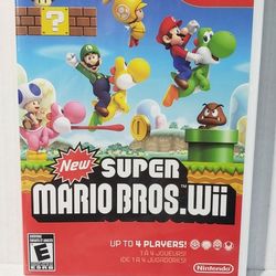 Super Marios Bros. - Nintendo Wii White Case (Brand New & Sealed) 