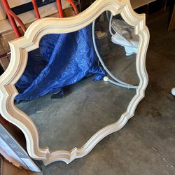 White Stanley Furniture Mirror