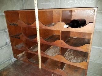 Solid wood mail organizer