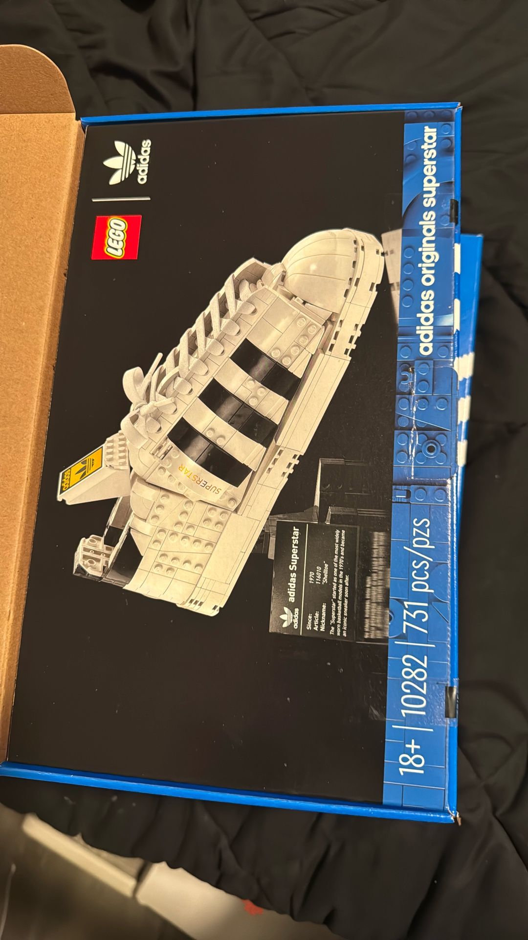 Two Lego Adidas Original Superstars Sets