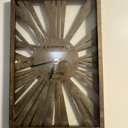 Antique Paris Wall Mount Clock