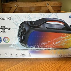 Blutooth Portable Rechrgeable Speaker with RGB Light Panel