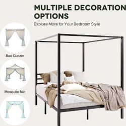 Canopy Bed Frame - Size full 