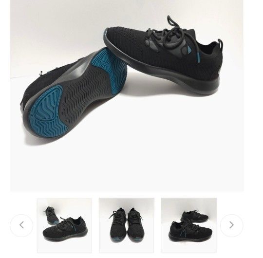Vessi Everyday Move Sneakers Onyx Black On Black Women's Size 9