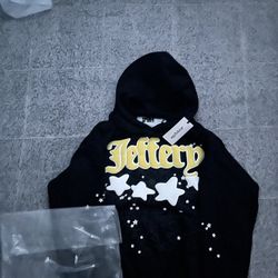 Jeffrey Print Sp5der Hoodie 