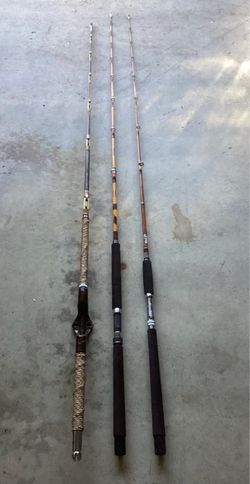 Sabre Custom Saltwater Rods- 2 Classic Chocolate & 1 Honey Stroker - CA Tackle Co.