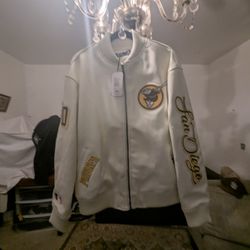 AUTHENTIC LEATHER PADRES JACKET 
