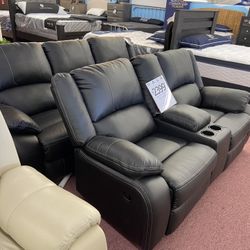 ASHLEY RECLINING LOVE SEAT SOFA 