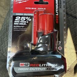 Milwaukee m12 5ah high output