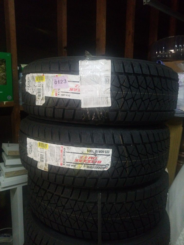 225/60/r18 Bridgestone  Brand New 2021