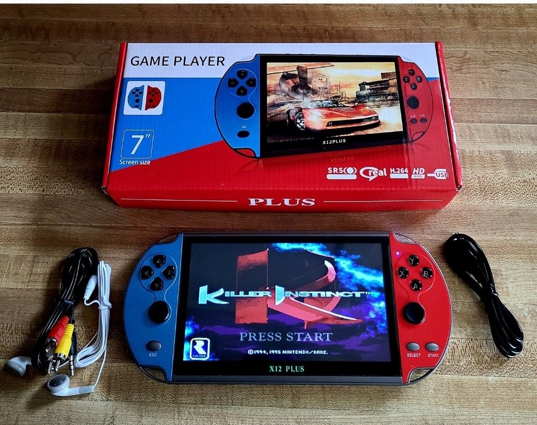 Game Consoles X12 Plus 16GB Retro Handheld Portable 3,000 Games