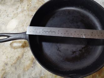 Vintage Cast iron skillet 8 A G 10 1/4 2 " dip $50.00