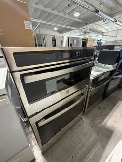 GE Profile Stainless Steel Double Wall Oven