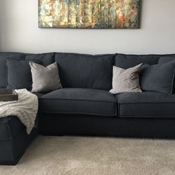 Free Delivery Gray Sectional Couch