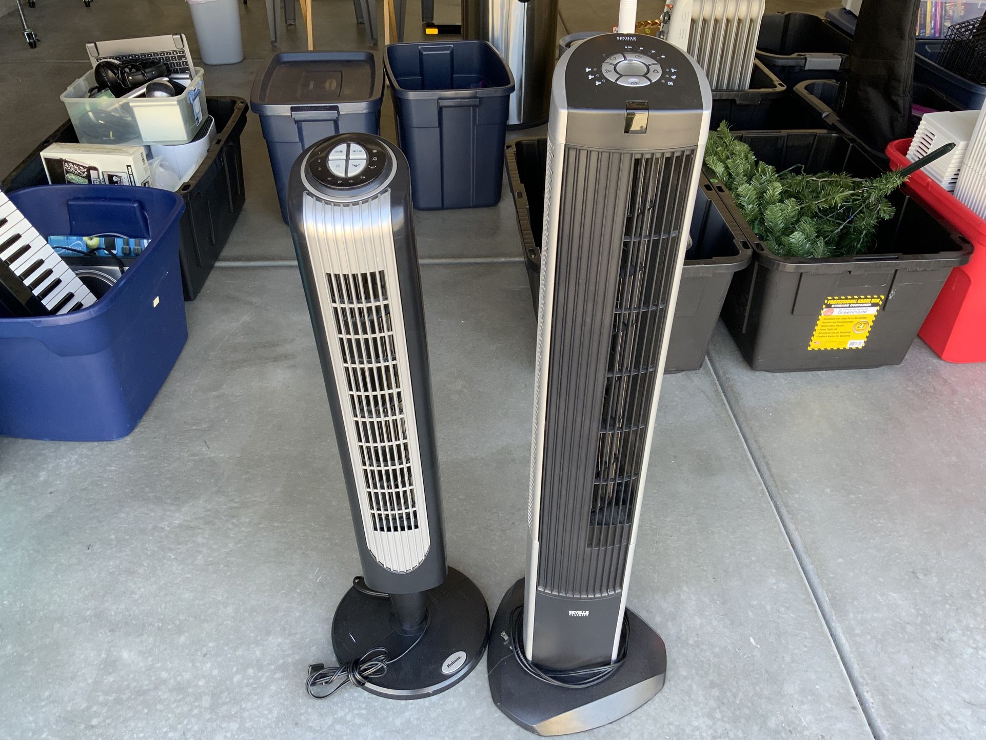 2 Oscillating Fans: Holmes 3-Speed Fan And/Or Seville Classic 3-Speed Fan (No Remotes)