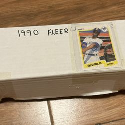 1990 Fleer Baseball Card Complete Set 