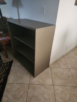 Bookcase Metal 2 Shelves