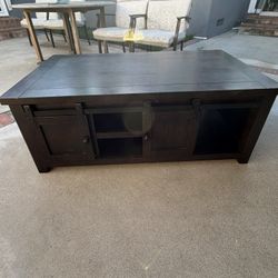 Dark Wood Coffee Table