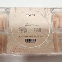 Apres - Natural Square Short - 150 pcs