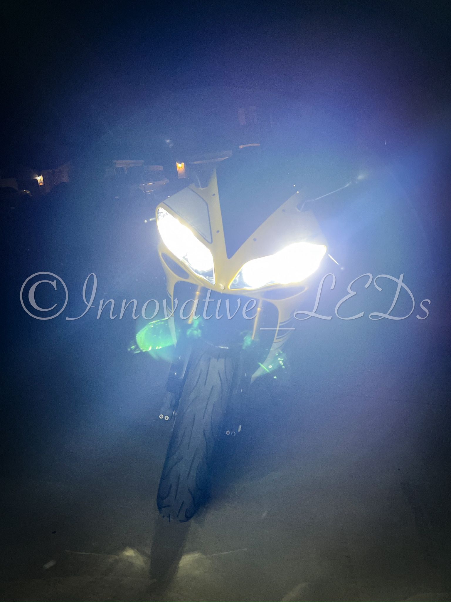 White 9005 HB3 LED Bulbs Headlight Conversion Kit High Beam Bright 