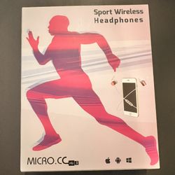 Sport wireless Bluetooth earbud Headphones - NEW