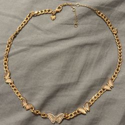 Aldo Butterfly Necklace 