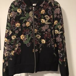 Floral Bomber Jacket