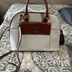 Dooney & Burke Pebble Grain Satchel and Matching Accessory Bag