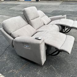 LAZYBOY POWER RECLINER SOFA.