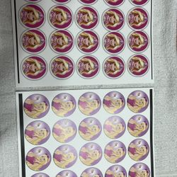 barbie cupcake toppers