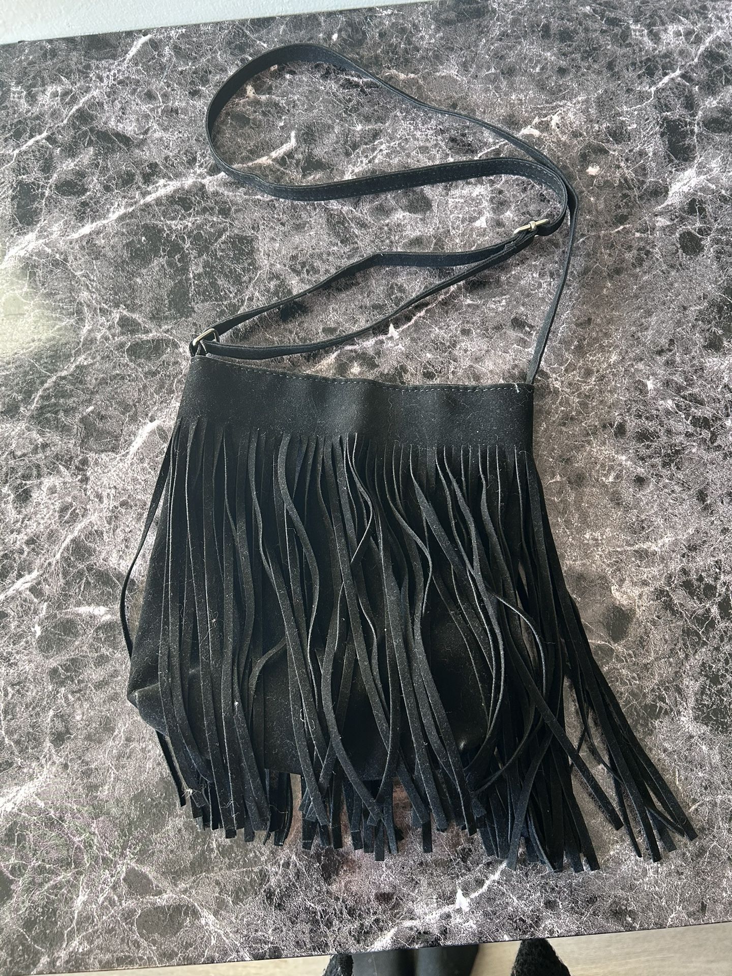 Women’s Suede Fringe Purse