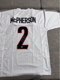 Evan McPherson Signed Autograph Custom Jersey - Metabilia Coa-Cincinnati Bengals
