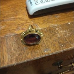 ring fashioned amethyst 