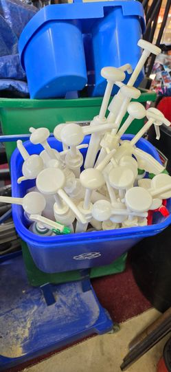 Gallon pumps and janitorial misc Equipment