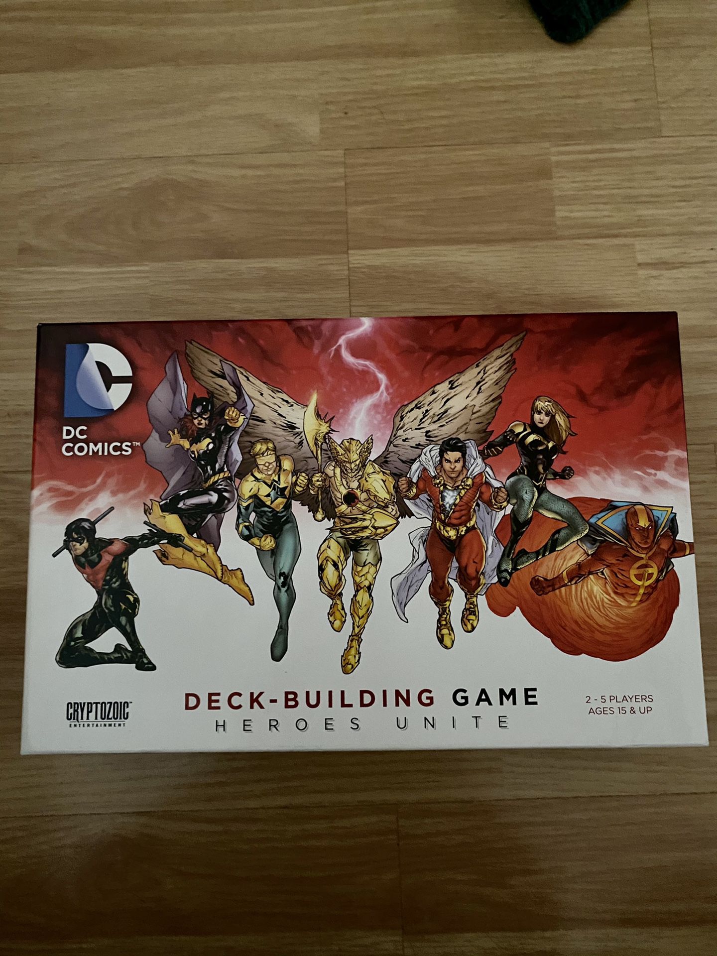 DC deck building board game