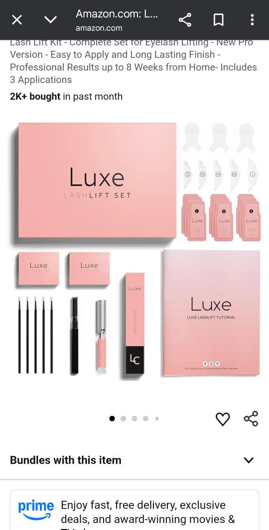 Luxe Lash Lift - 3 Applications!