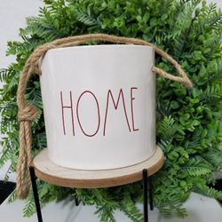 Rae Dunn HOME Ceramic Hanging Planter 