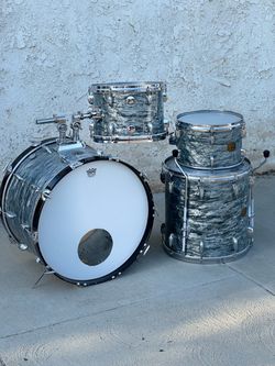 70s Gretsch Blue Pearl Drum Kit