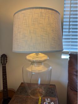 Open bottom lamp