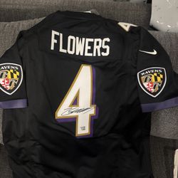 Zay Flowers Autograph 