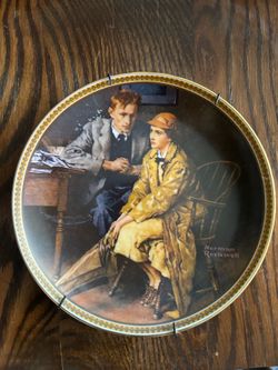 Norman Rockwell “Confiding in the Den”