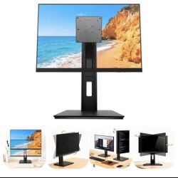 Versión 2026 Soporte ergonómico para monitor VESA, ajuste de altura de resorte de 5.91 pulgadas, bas