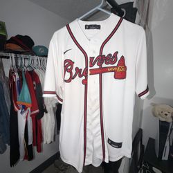 ATLANTA BRAVES ACUÑA JR. JERSEY (MEDIUM) AT A GOOD PRICE $30