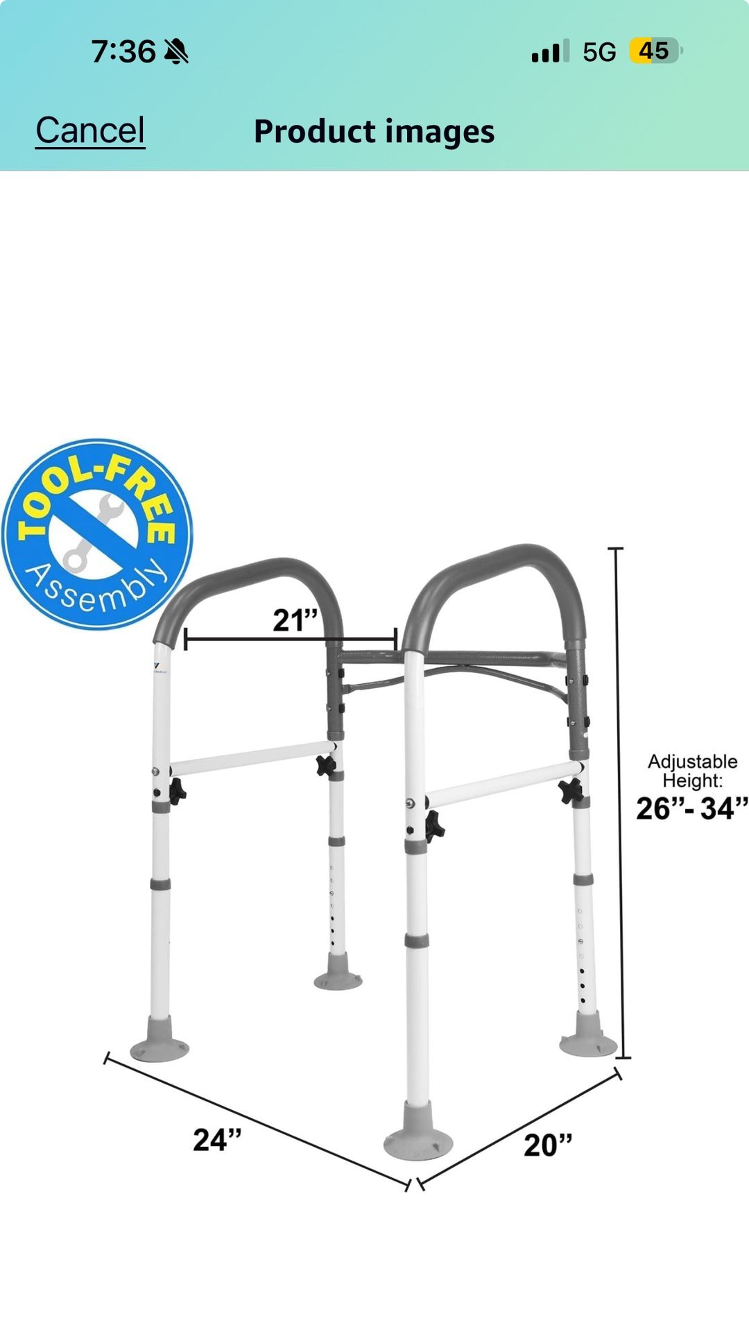 Walker , Chair, Support Bar
