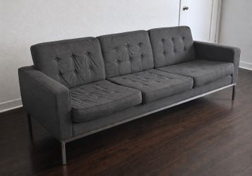 Mid century modern florence knoll sofa replica