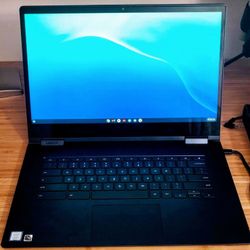 Touchscreen 2 In 1 Laptop/Tablet Intel Quad Core i5 8250u 8 GB RAM 128 GB SSD 1080P LCD Webcam Wi-Fi Bluetooth Google Chrome OS