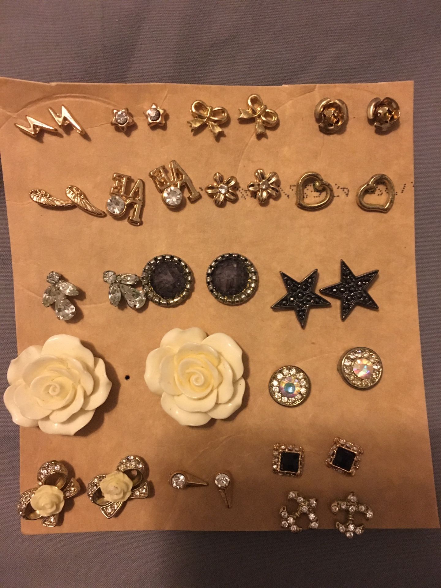 17 pairs of earrings bundle