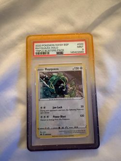PSA 9 Rayquaza Holo SWSH029 Pokemon Card