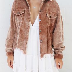 Brown Corduroy Jacket $48 (Small Medium Large)