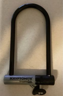 KRYPTONITE 9” BIKE LOCK NEW With Free Tire Pump